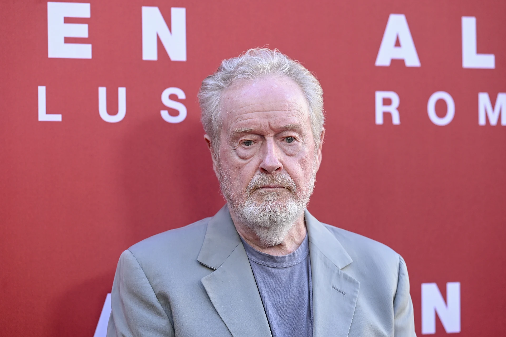 Ridley Scott na premierze filmu "Obcy. Romulus"