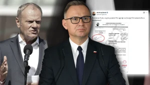 Andrzej Duda kontra Donald Tusk. Spór wokół zdjęć