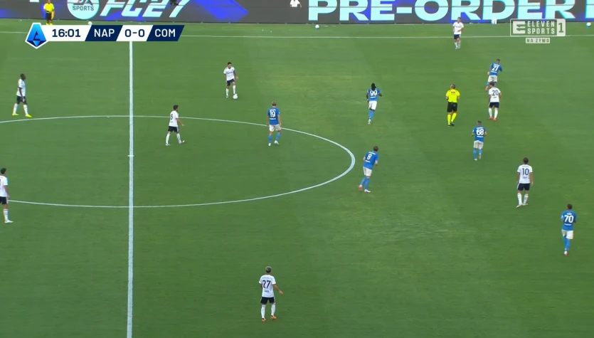 Napoli - Como 1-2: Gole ze spotkania. WIDEO (Eleven Sports)