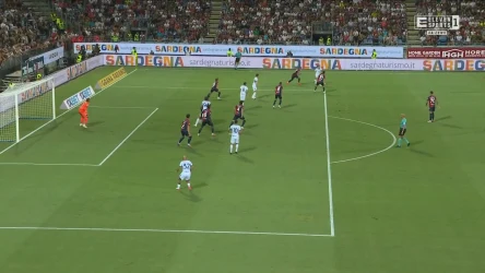 Cagliari - Inter. Zwycieski gol. WIDEO (Eleven Sports)