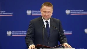 Minister spraw wewnętrznych i administracji Marcin Kierwiński 