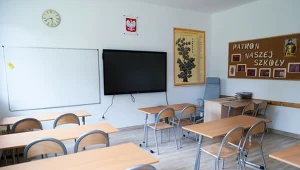 Sala lekcyjna w Szkole Podstawowej w Liwie im. Stefana Batorego