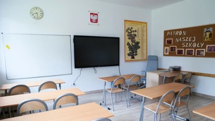 Sala lekcyjna w Szkole Podstawowej w Liwie im. Stefana Batorego