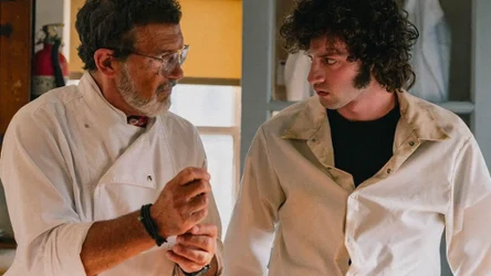 Antonio Banderas i Dominic Sessa w filmie "Tony"
