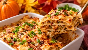 Chińskie pierożki bez lepienia, czyli dumpling lasagna. Viralowy przepis z TikToka dla zabieganych