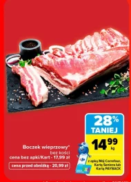 Boczek bez kości Carrefour