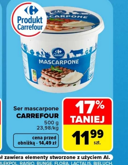 Маскарпоне Carrefour