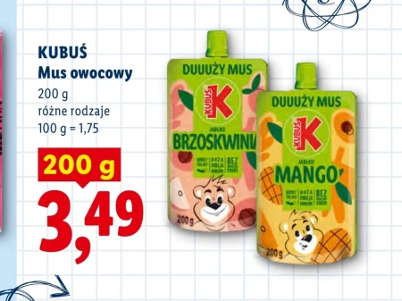 Фруктовий мус Kubuś