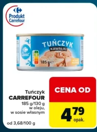 Tuńczyk w sosie własnym Carrefour