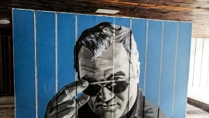 Belgrad: Mural upamiętniający Ratko Mladicia