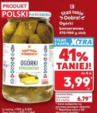 Ogórki konserwowe K-Stąd Takie Dobre
