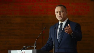 Karol Nawrocki w trakcie rocznicy podpisania Porozumień Sierpniowych