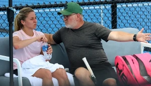 Maja Chwalińska i jej czeski trener Jaroslav Machovsky