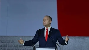 Karol Nawrocki wygłosił przemówienie na Westerplatte
