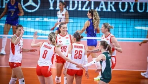 Siatkarki reprezentacji Polski w meczu z Portugalią
