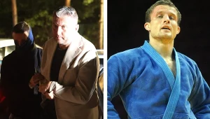 Prezes PKOl Radosław Piesiewicz, obok rozmówca Interii Krzysztof Wiłkomirski