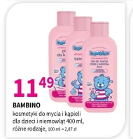 Kosmetyki dla niemowląt Bambino