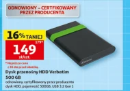 Dysk hdd Verbatim