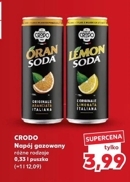 Газований напій Crodo