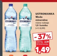 Woda mineralna Ustronianka