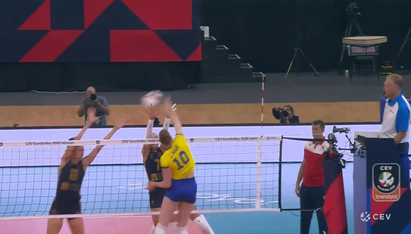 Isabelle Haak - najlepsze akcje w ME siatkarek 2026. WIDEO