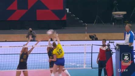 Isabelle Haak - najlepsze akcje w ME siatkarek 2026. WIDEO