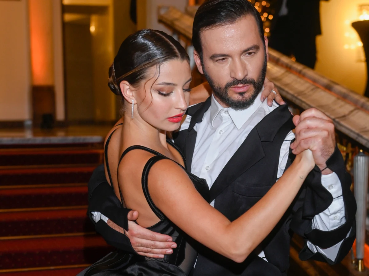 Julia Wieniawa i Stefano Terrazzino Julia Wieniawa i Stefano Terrazzino podczas wspólnego treningu tańca w ramach przygotowań do Tańca z gwiazdami.