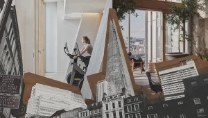 Luksusowy jednopokojowy apartament w Londynie kosztuje 4300 funtów miesięcznie. Grafika: Magdalena Piasecka