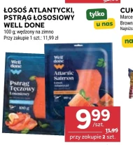 Łosoś wędzony Well done