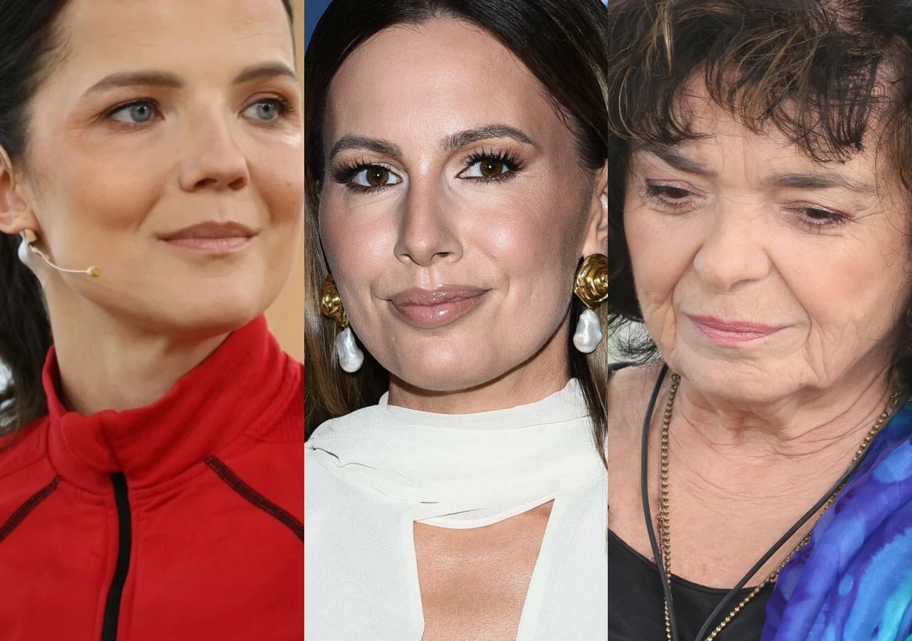 Joanna Jabłczyńska, Agnieszka Hyży, Katarzyna Grochola Joanna Jabłczyńska, Agnieszka Hyży oraz Katarzyna Grochola w kontekście publicznej dyskusji o filmie "Nigdy w życiu 2".