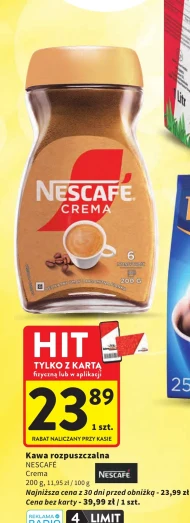 Kawa rozpuszczalna Nescafe