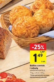 Bułka z serem Vandemoortele
