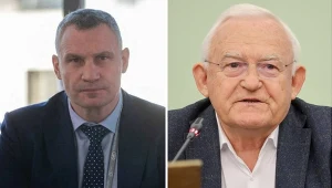Witalij Kliczko i Leszek Miller
