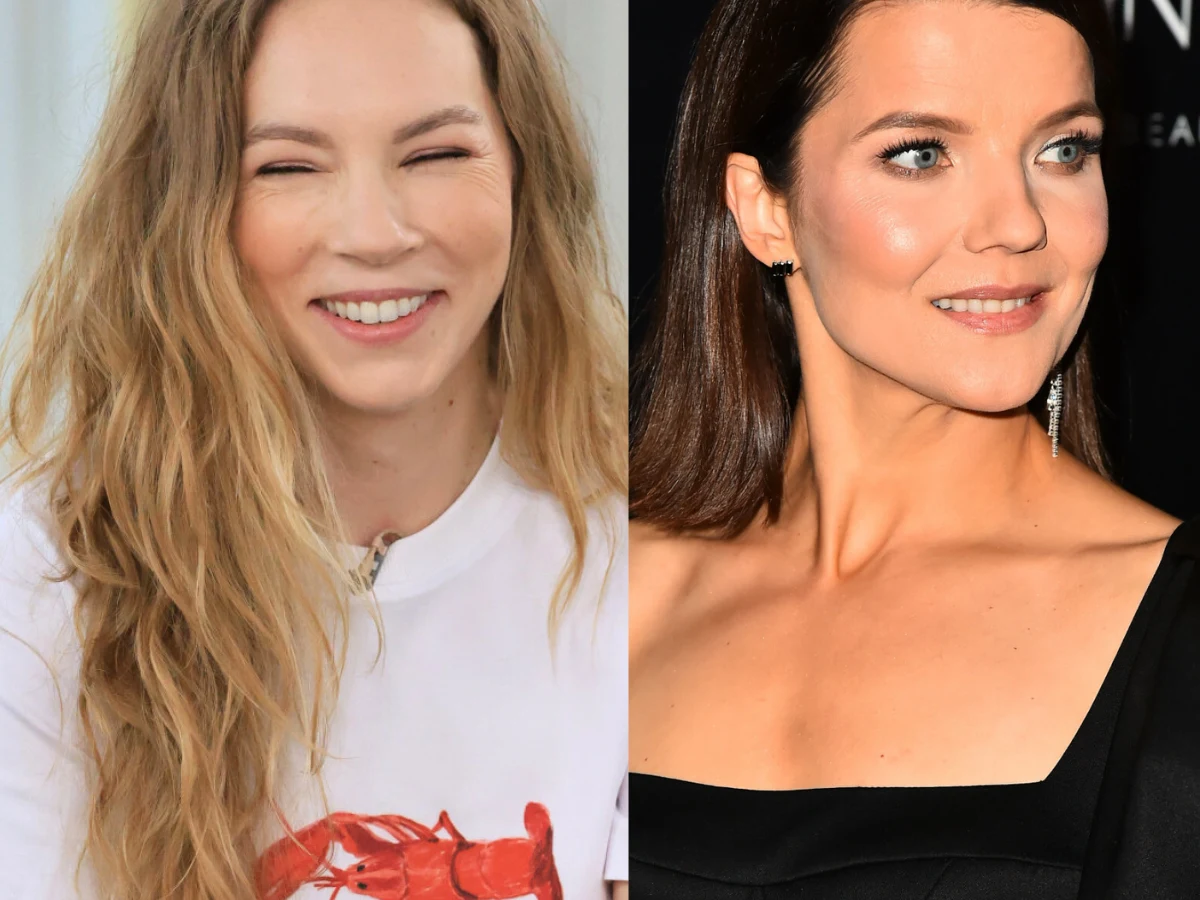 Hanna Turnau, Joanna Jabłczyńska Hanna Turnau i Joanna Jabłczyńska na wspólnym zdjęciu w zbliżeniu.