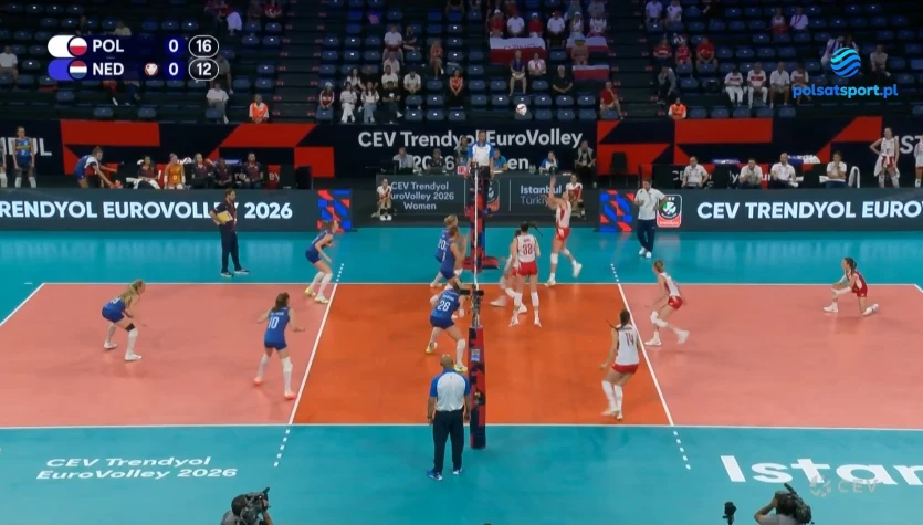 ME Siatkarek 2026. Najlepsze ataki w meczu Polska - Holandia. WIDEO