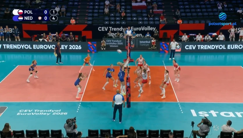 ME Siatkarek 2026. Najlepsze bloki w meczu Polska - Holandia. WIDEO