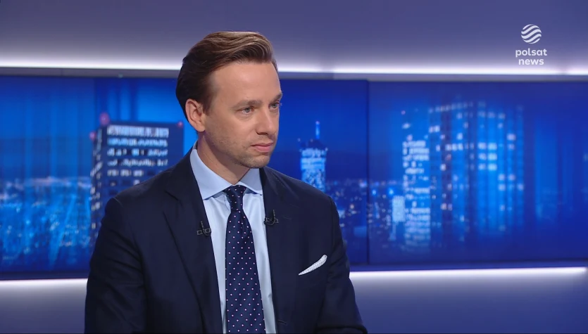Bosak w "Gościu Wydarzeń" o zarzutach wobec Nawrockiego: Nic z tego nie będzie