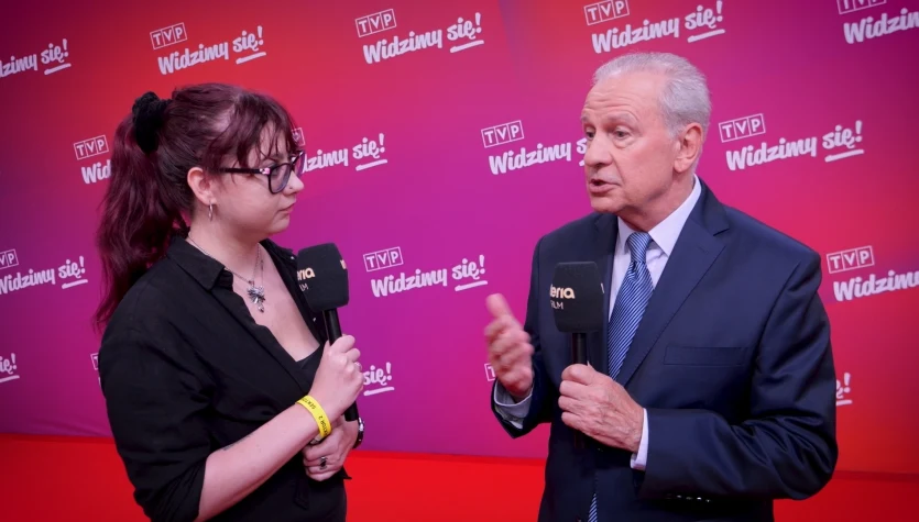 Wywiad z Tomaszem Stockingerem podczas jesiennej ramówki TVP