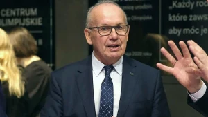 Wiceprezes PKOl Mieczysław Nowicki, zastępujący przebywającego w tymczasowym areszcie prezesa Radosława Piesiewicza