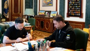 Wołodymyr Zełenski i Kyryło Budanow