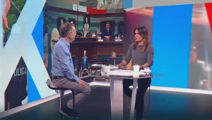 "Kalejdoskop Wydarzeń" o aferze Zondacrypto, na zdjęciu Jan Wróbel i Dorota Gawryluk