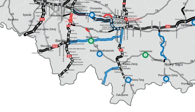Droga S52 połączy Bielsko-Białą i Kraków