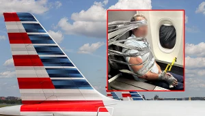 Koszmar na pokładzie. Agresywnego pasażera obezwładniono taśmą klejącą