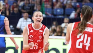 Magdalena Jurczyk w trakcie meczu z Włochami