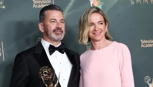 Jimmy Kimmel i Molly McNearney na rozdaniu 78. nagród Creative Arts Emmy