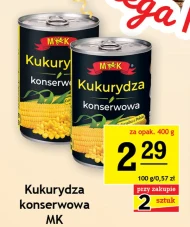 Kukurydza konserwowa MK