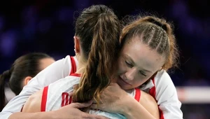 Polskie siatkarki załamane po przegranym meczu o brąz z Serbią. 