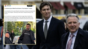 Wymowny prezent dla delegacji USA w Kijowie. Sieć obiegły zdjęcia