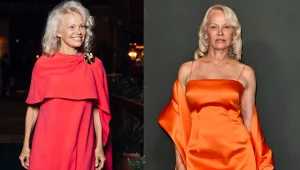 Pamela Anderson stawia na kolor. W Wenecji brylowała w czerwieni i pomarańczu