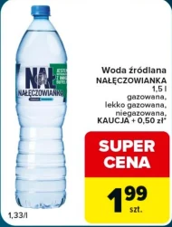 Woda niegazowana Nałęczowianka